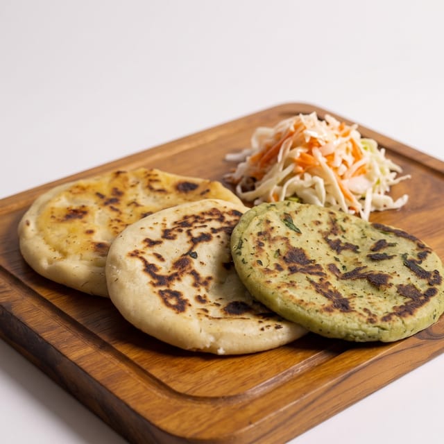 Tres Pupusas.
